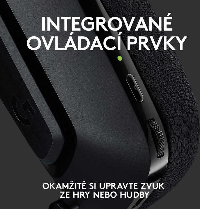 Kufje Logitech G535 Lightspeed, të zeza