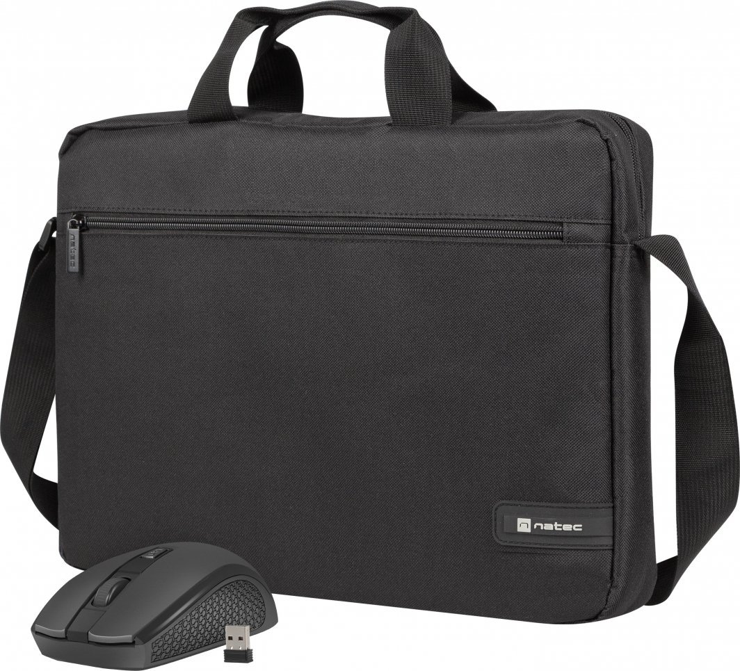 Çantë për laptop Natec WALLAROO 2, 15.6", e zezë