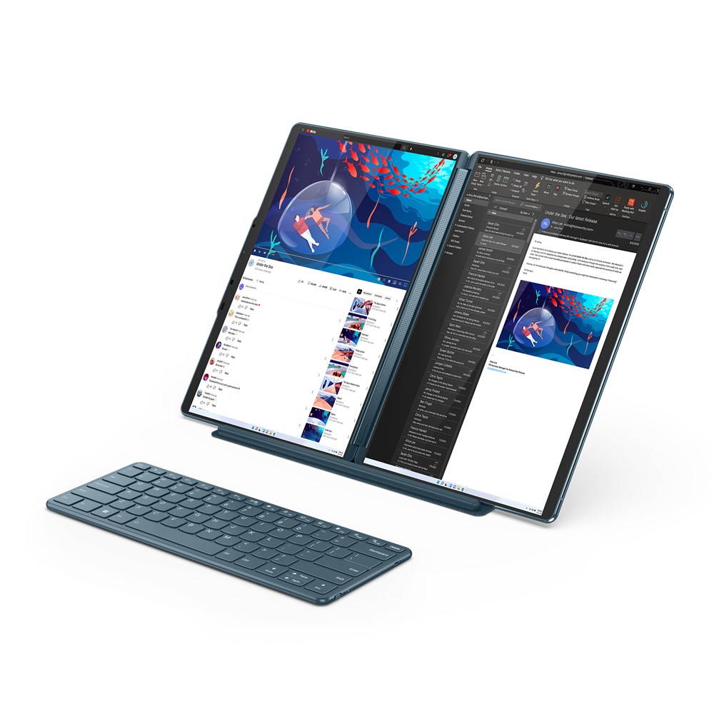 Laptop Lenovo Yoga 9 i7-1355U, 13.3" Touchscreen, Intel Core i7, 16 GB RAM, 1 TB SSD, i kaltër