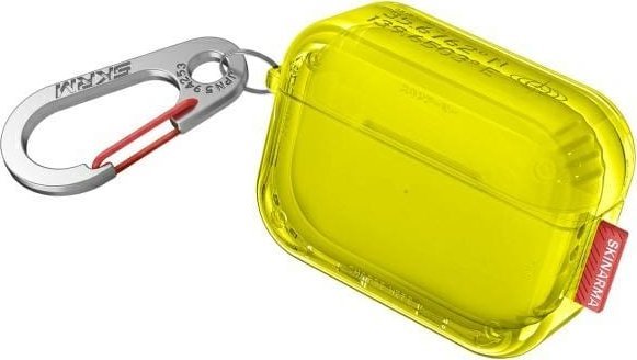 Mbulesë për AirPods Pro 2 Skinarma Saido, Bayer TPU, me karabinë metalike, transparente