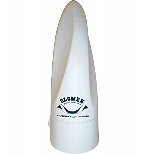 Морска ТВ FM антена Glomex Avior, 4\" x 8\", оминонасочна, бела
