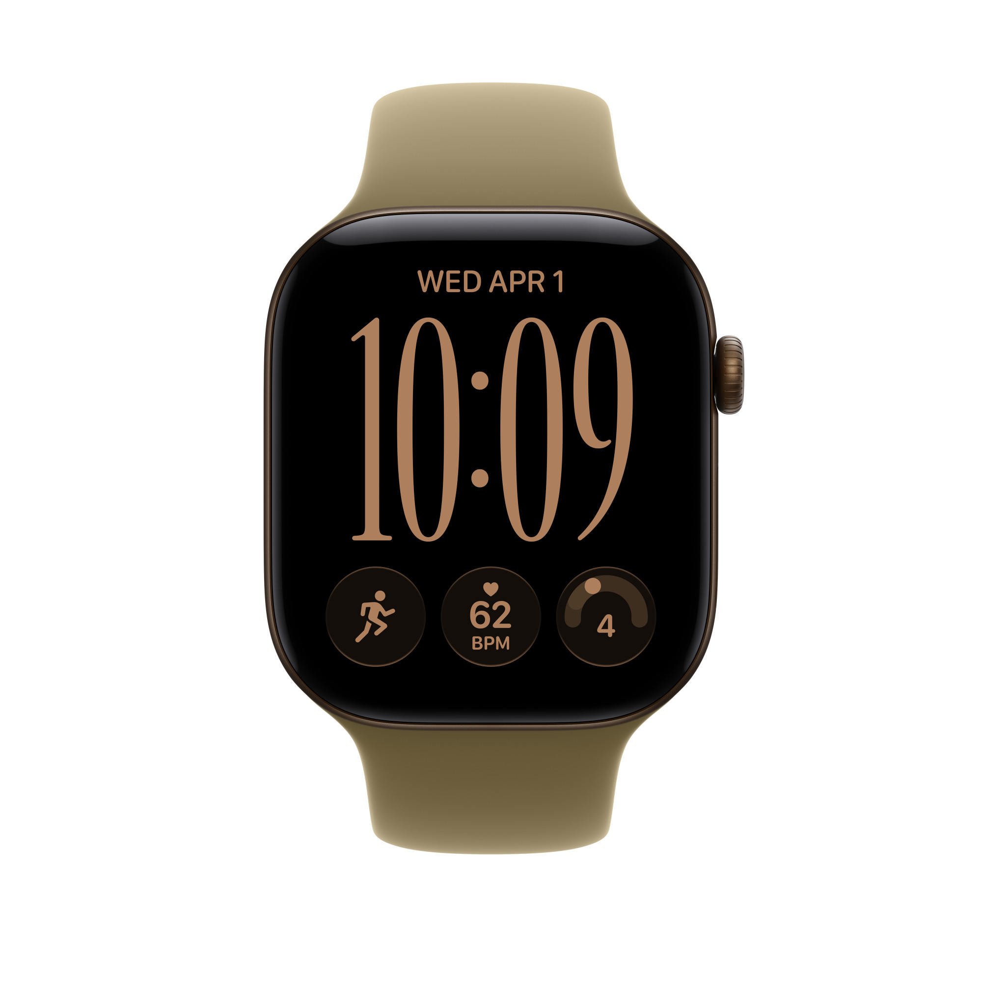 Apple Watch 46mm Olive Sport Band, S/M