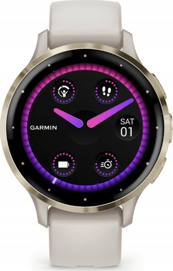 Ora sportive Garmin Venu 3S, 1.2", GPS, e kremtë
