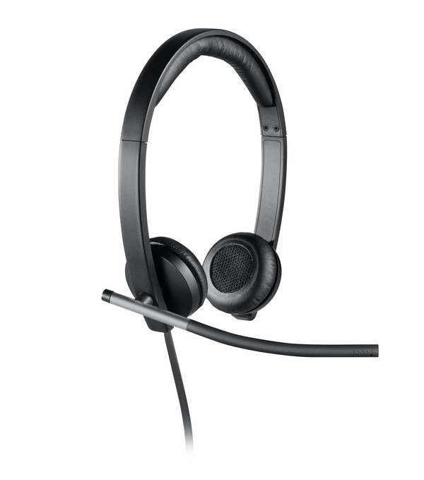 Kufje Logitech H650e, me kabllo, të argjendta