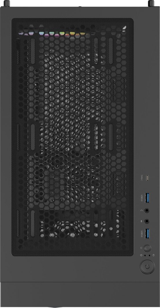 Kasë Genesis Diaxid 605 ARGB, e zezë, Midi Tower