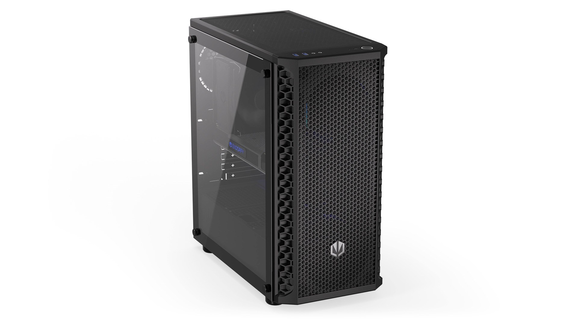 Kuti kompjuteri Endorfy Signum 300 Core EY2A004, ATX, me xham të temperuar, e zezë