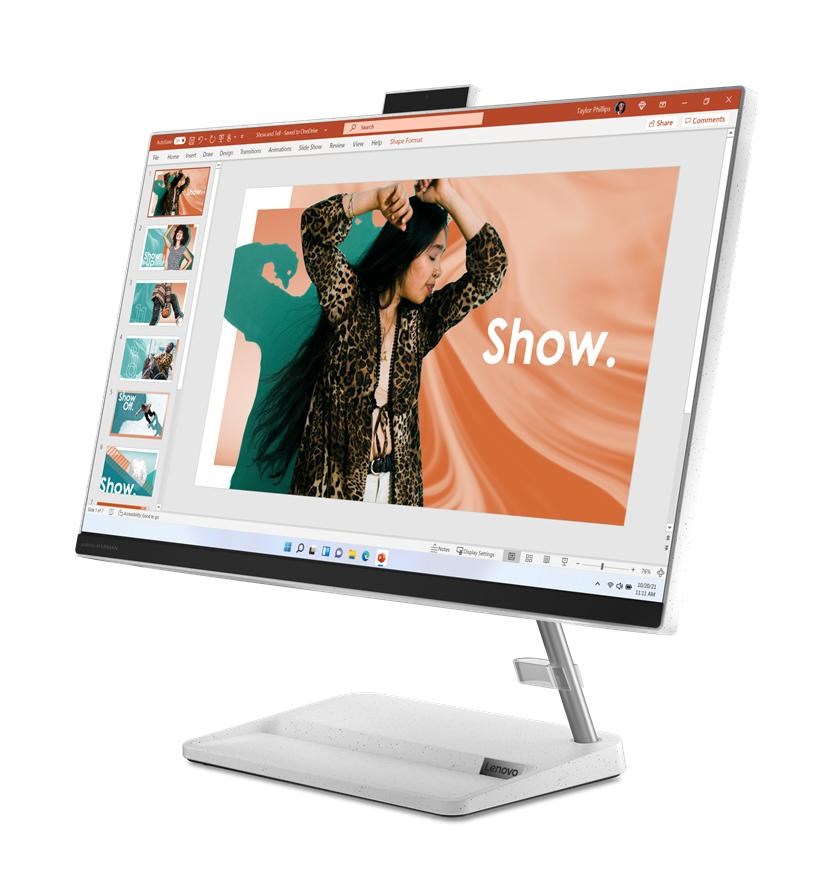 Kompjuter All-in-One Lenovo IdeaCentre 3, 23.8", i7, 16GB RAM, 1TB SSD, i bardhë