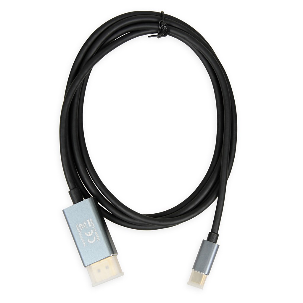 Kabllo iBOX ITVCDP4K, USB-C në DisplayPort, 1.8m, 4K 60Hz, i zi 4