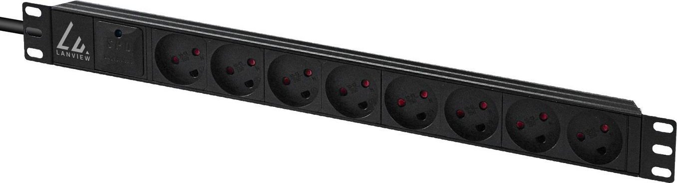 Shirit prizash rack Lanview 19", montim rack, i zi