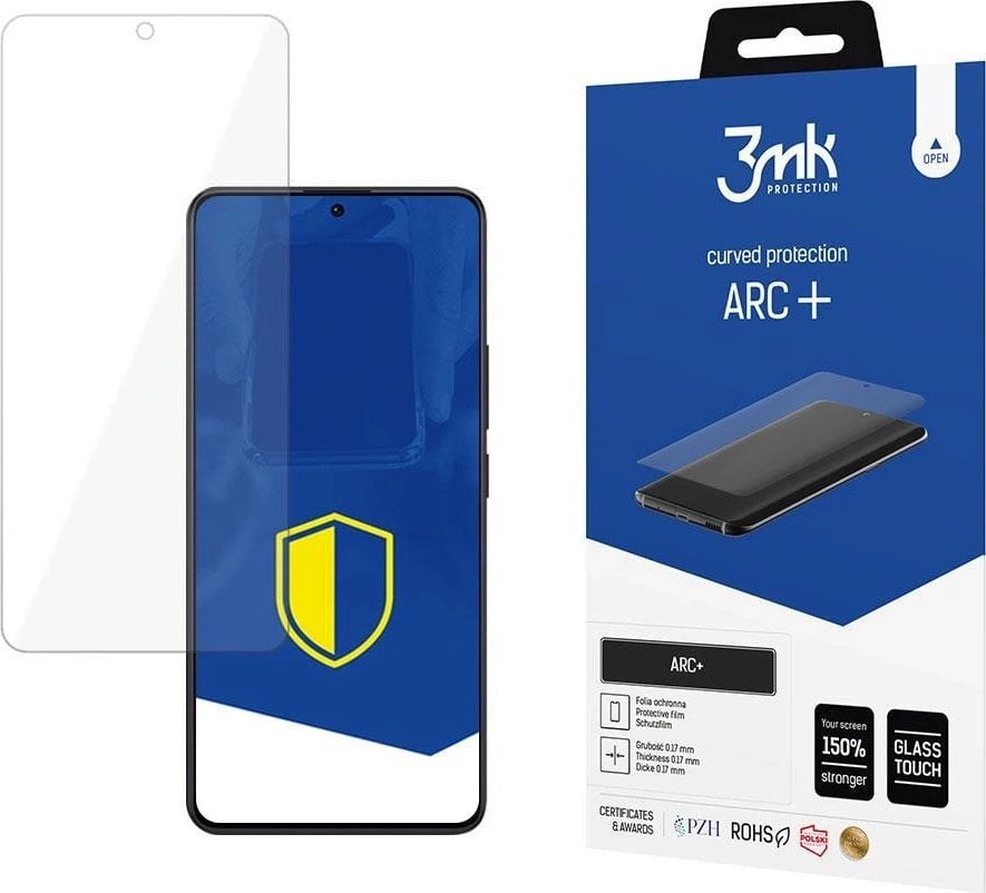 Folie mbrojtëse 3MK Arc për ekran, Redmi Note 13 Pro, transparente