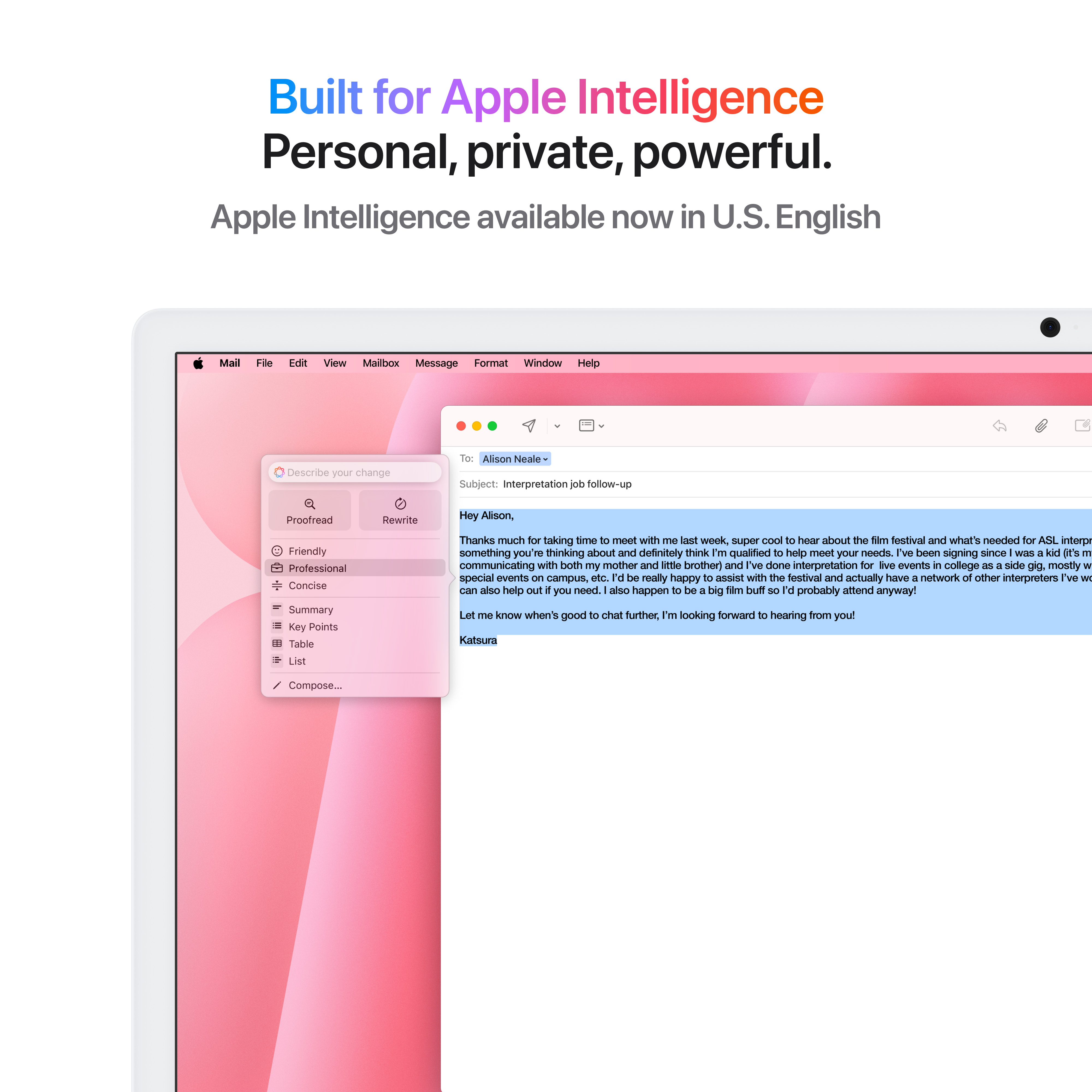 Apple iMac 24", M4 10‑core, 16GB, 512GB SSD, 10‑core GPU, Pink