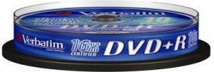 DVD+R Verbatim, 4.7 GB, 16x, 10 copë