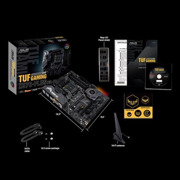 Pllakë amë ASUS TUF Gaming X570-Plus (WI-FI) AMD X570 Socket AM4 ATX
