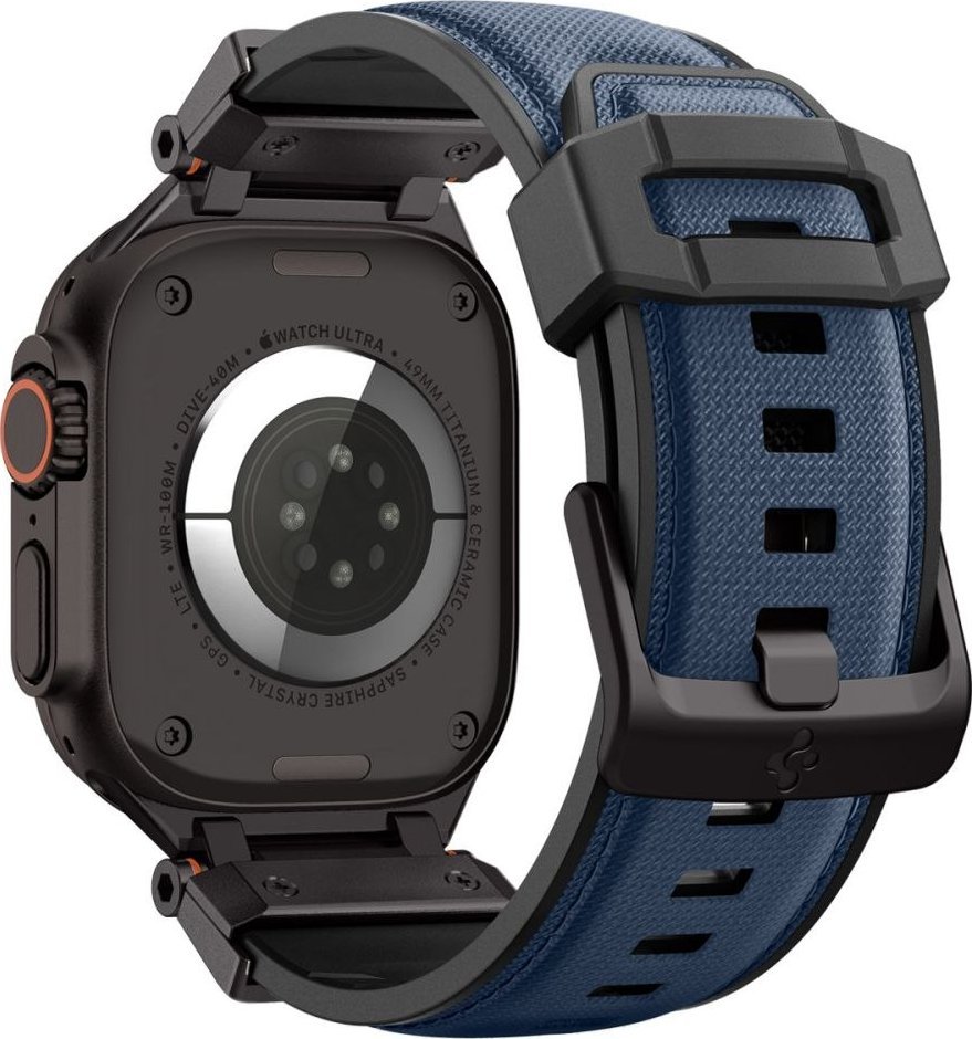 Rrip dore Spigen DuraPro Armor për Apple Watch, metal, i zi