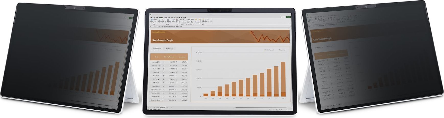 Ekran privatësie StarTech.com 4 Way, për Surface Pro 8 9 X 13", touch, matte