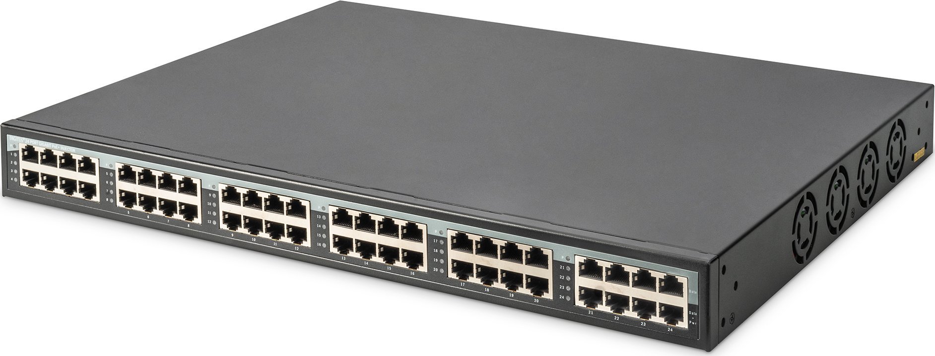 Injector PoE Digitus, 24 porte, Gigabit, 370W