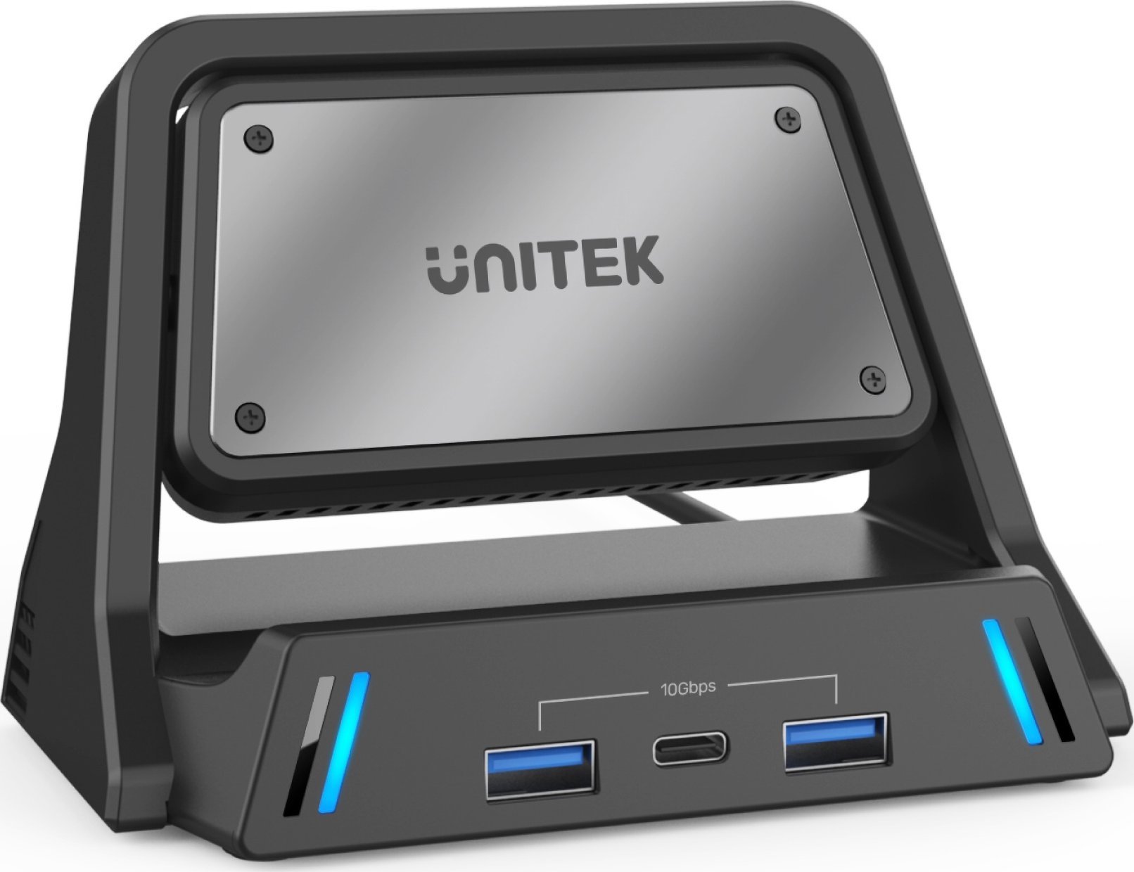 Docking station Unitek Pro D1097A për Steam Deck, 8K, 100W, e zezë