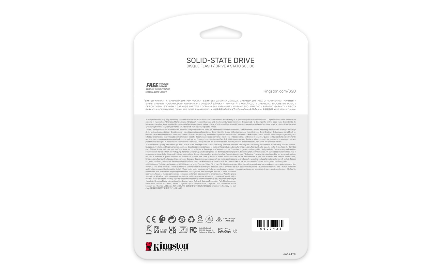 Диск SSD Kingston KC3000, M.2, 2TB, PCIe 4.0