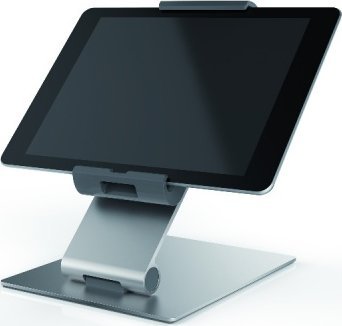Mbajtëse tavoline për tablet Durable XL 8937-23, për 7" deri 13", metalike, e argjendtë