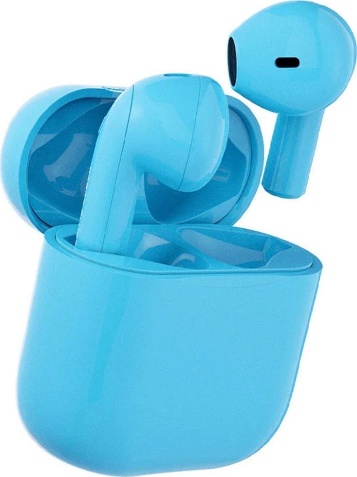 Kufje pa tela Happy Plugs Joy, True Wireless, ENC, blu