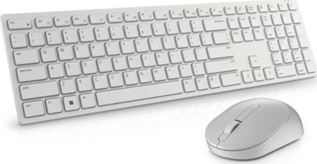 Set tastierë dhe maus Dell KM5221W Pro 580-AKFB, të bardhë