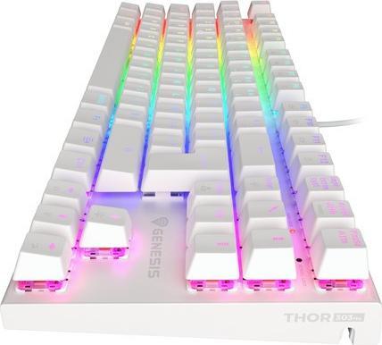 Tastierë mekanike Genesis Thor 303 TKL, Outemu Brown, RGB, e zezë