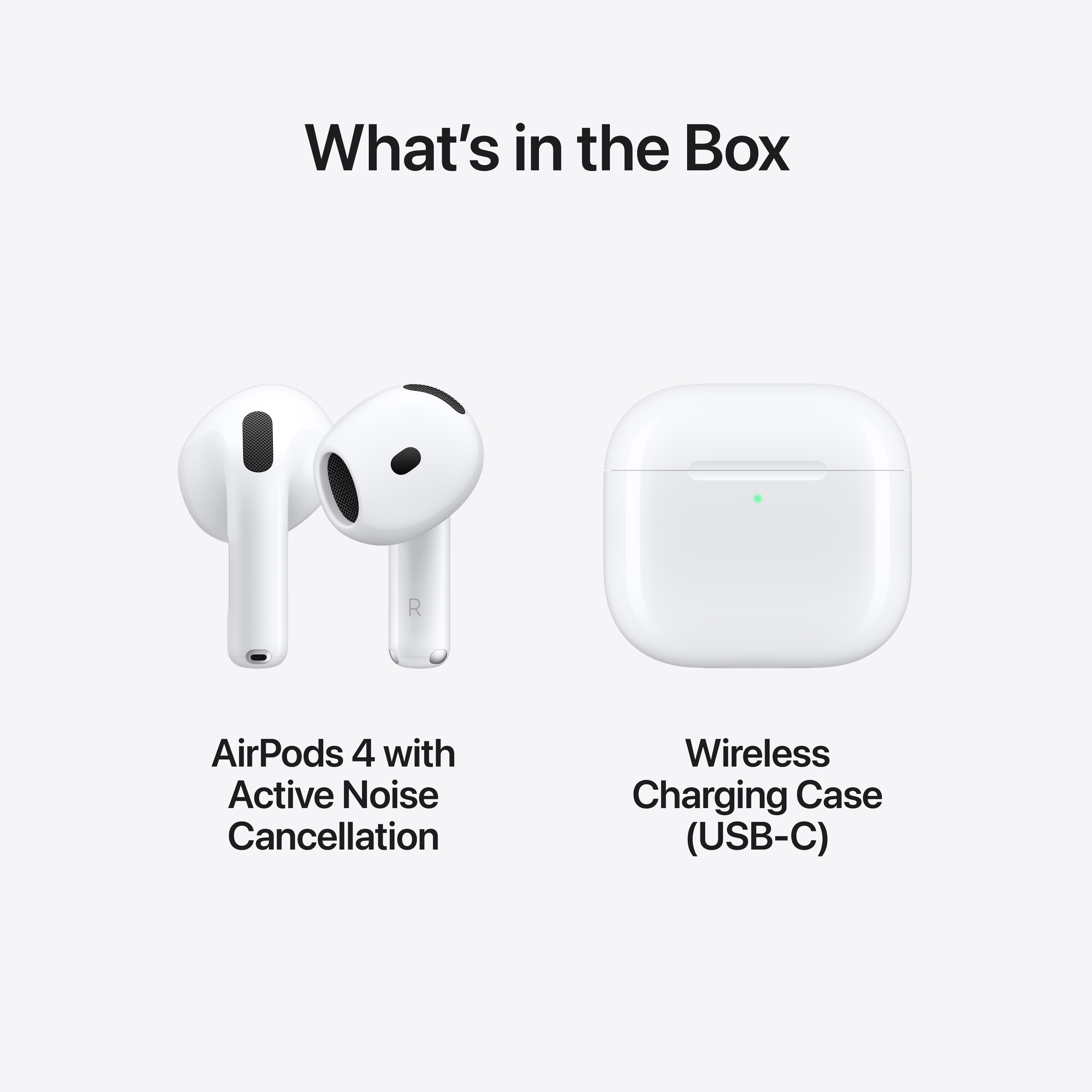 [OUTLET] Apple AirPods 4 (USB-C) with Active Noise Cancellation