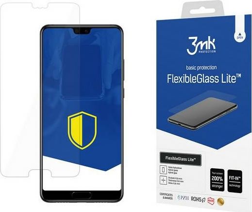 Xham mbrojtës 3MK FlexibleGlass Lite për Huawei P20
