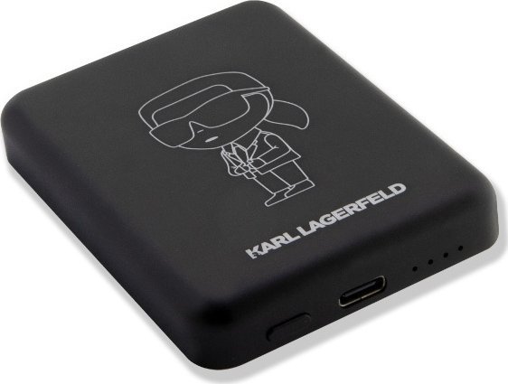 Karikues portativ Karl Lagerfeld KLPBMKIOTTGK, 3000mAh, karikim wireless, i zi