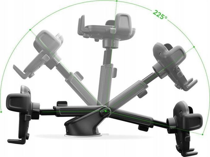 Mbajtëse telefon për makinë iOttie Easy One Touch 5, e zezë