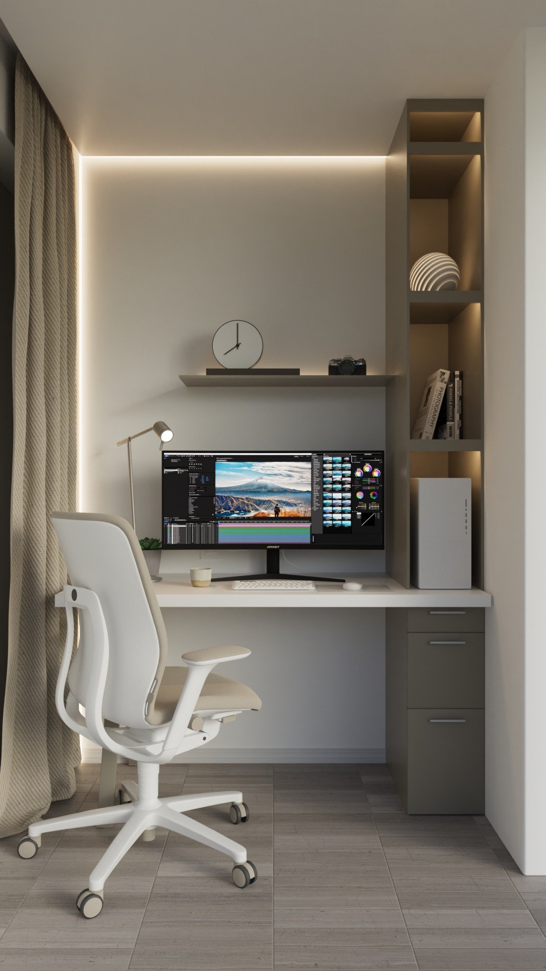 Monitor i lakuar JapanNext UWQHD, 34", rezolucion ultrawide, i zi