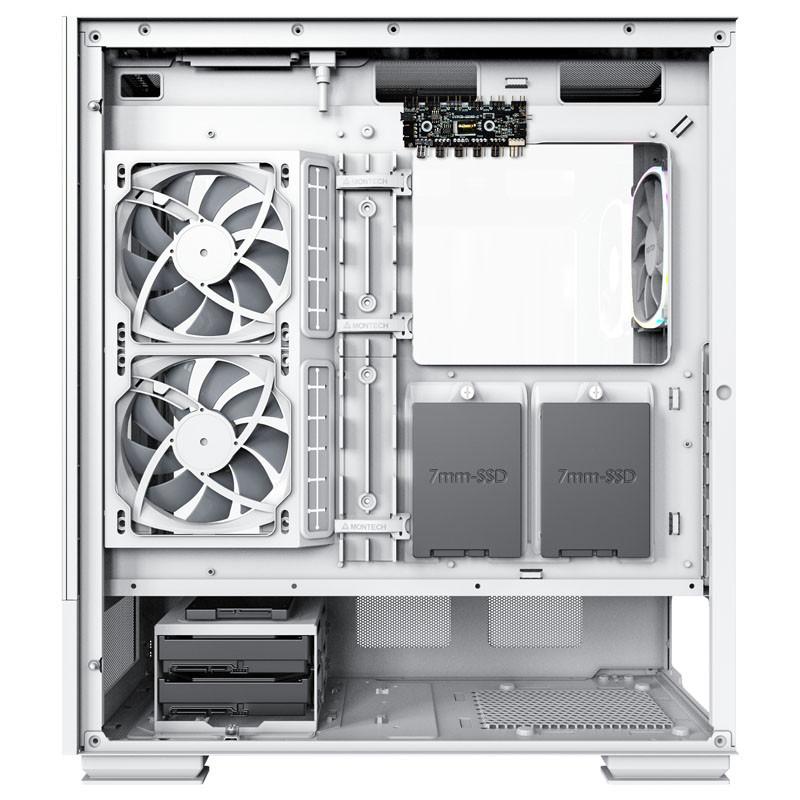 Kuti kompjuteri Montech SKY TWO ARGB, Midi Tower, ARGB, e bardhë