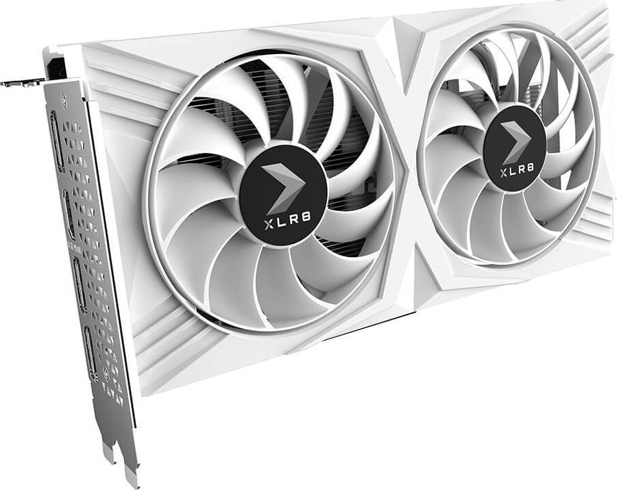 Kartelë grafike PNY GeForce RTX 4060 XLR8 Verto DF OC White Edition 8GB GDDR6