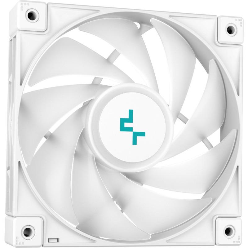 Ftohës uji për CPU Deepcool LS720 WH, radiator 360mm, A-RGB, i bardhë