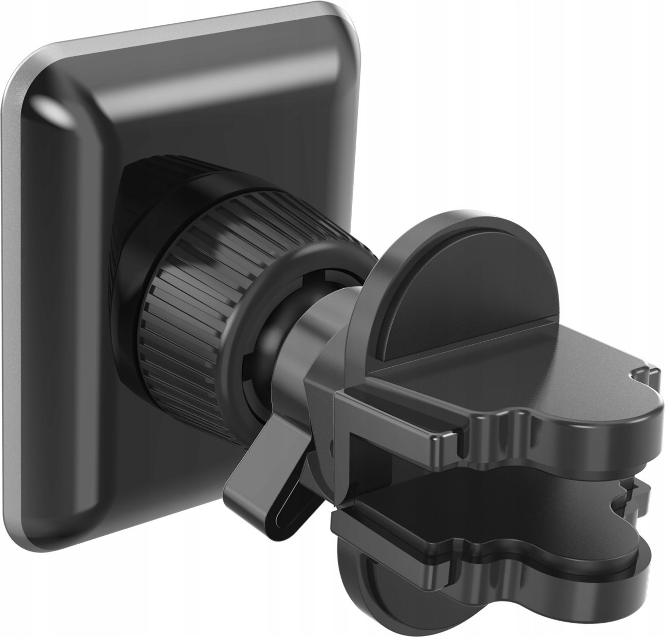 Mbajtës telefoni Celly GHOSTSUPERPLUS 360, për grilë ajri, rrotullim 360°, i zi