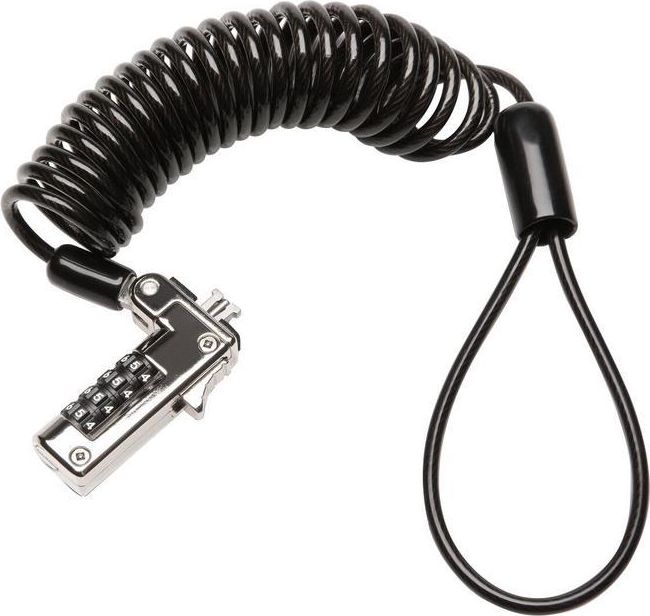 Kyç kabllo për laptop Kensington Slim NanoSaver Combination Ultra, 6 ft, me kombinim, i argjendtë