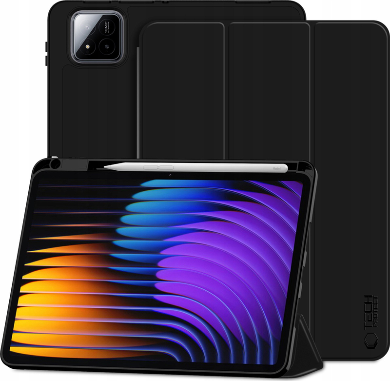 Mbulesë tablet Tech-Protect SC Pen për Xiaomi Pad 7 7 Pro, me këllëf për stylus, e zezë