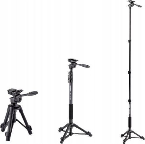 Monopod Velbon Pole Pod EX, alumin, lartësi 187 cm, i zi