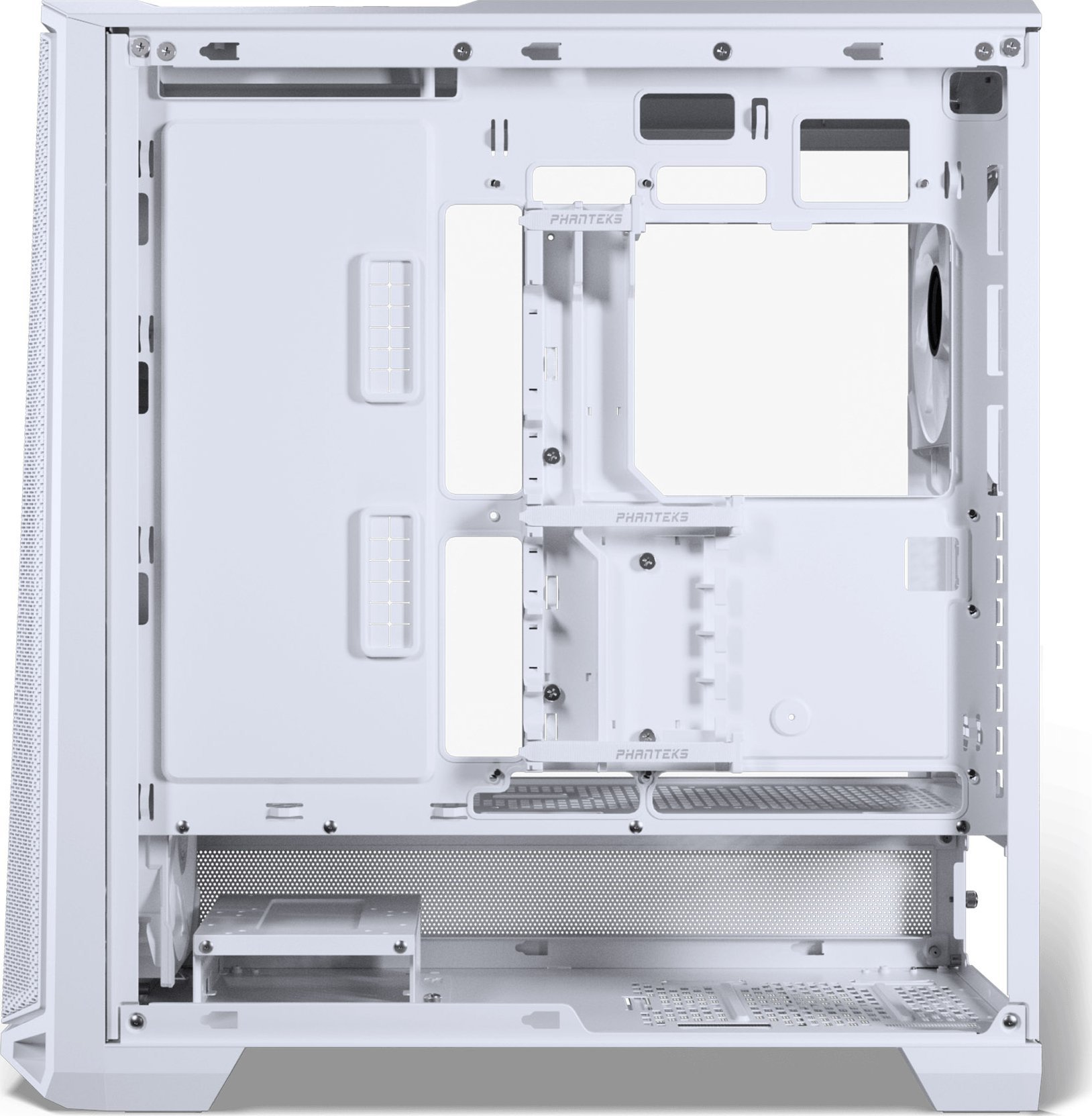 Kuti PC Phanteks Eclipse G400A, ATX Mid Tower, Tempered Glass DRGB, e bardhë matte