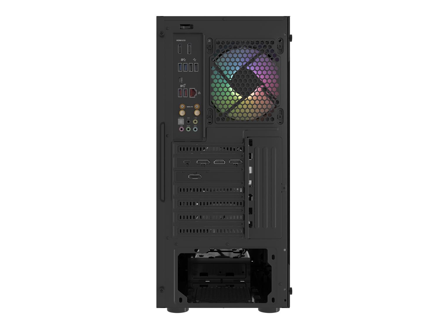 Kasë për PC Genesis Fury SHOBO, e zezë