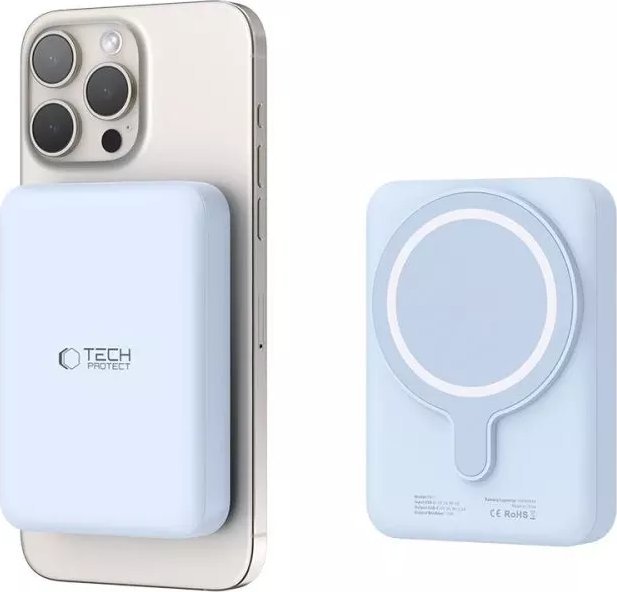 Power bank Tech-Protect PB11 LifeMag, 10000mAh, MagSafe, blu