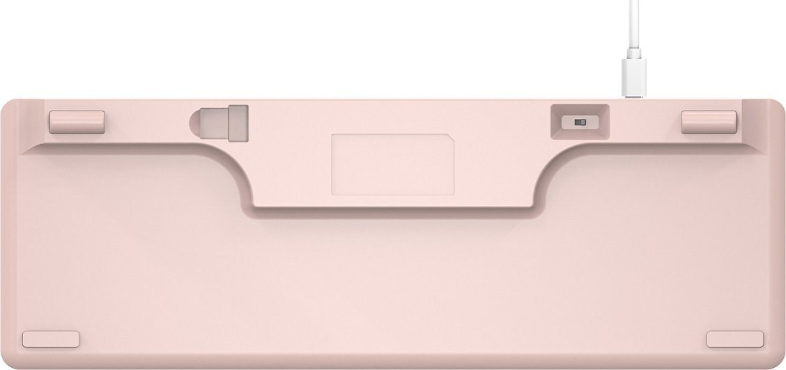 Tastierë Rampage Rebel, Low Profile Red Switch, rozë