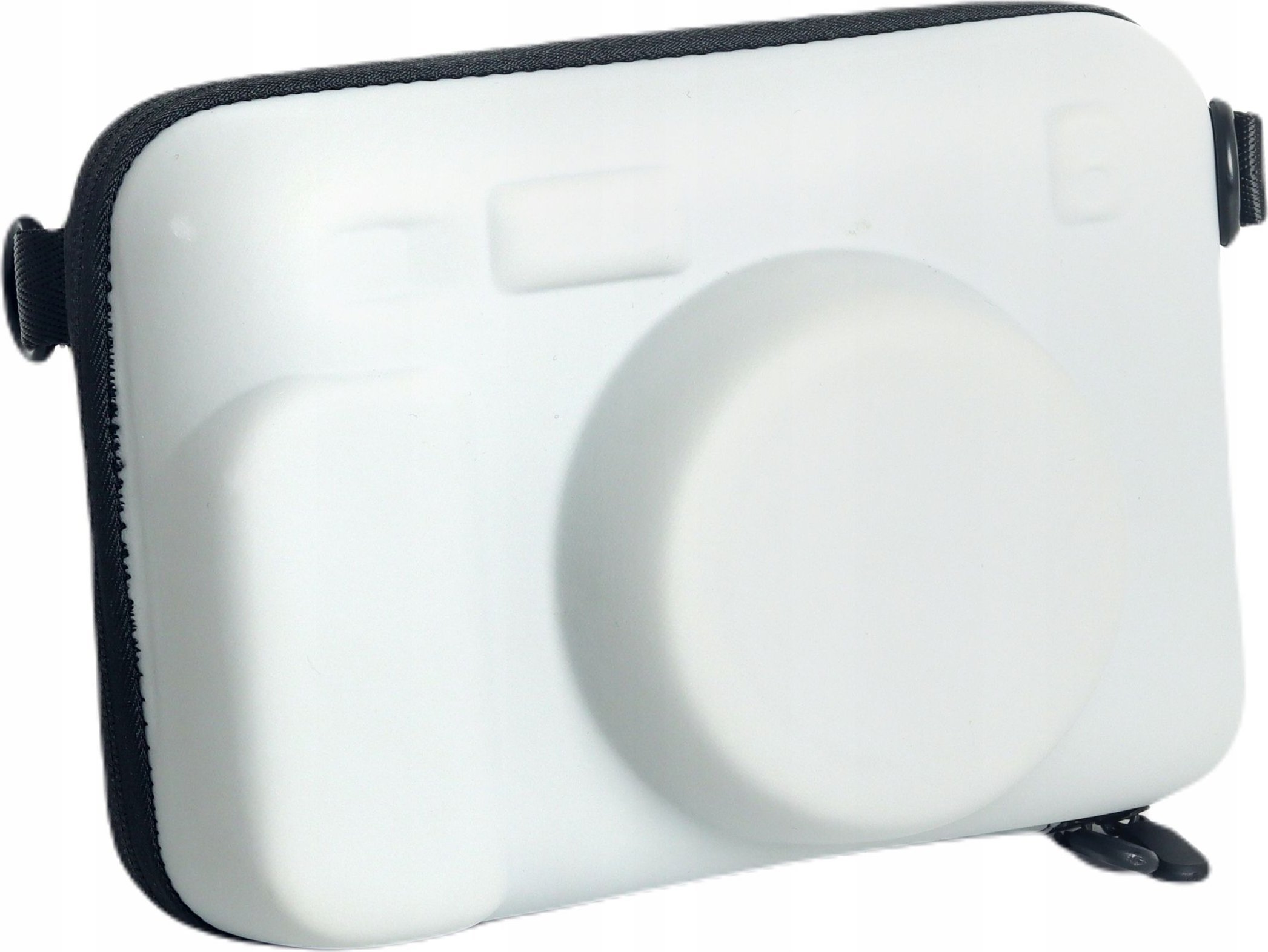 Çantë mbrojtëse LOVE INSTANT për Fujifilm Instax Wide 400, material PU, me rrip, gri