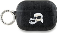 Mbrojtëse Karl Lagerfeld Monogram Karl & Choupette Headcase, për AirPods Pro 2, e zezë