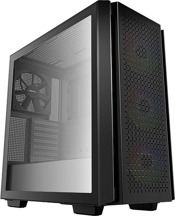 Deepcool CG560 ATX Mid Tower Black with Tempered Glass Side Panel and USB 3.2 Gen 1 Type-A
