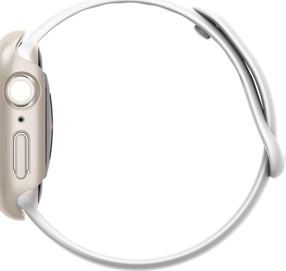 Mbulesë Spigen Thin Fit për Apple Watch Series 7 41mm, polikarbonat, Starlight 4