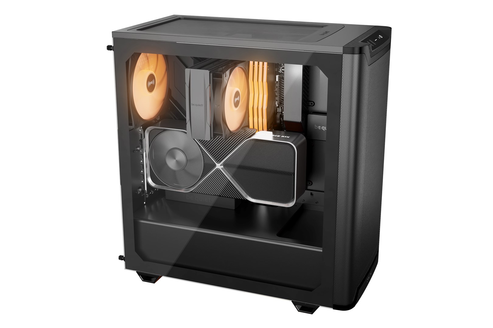 Kutia PC be quiet Pure Base 501 LX, mid tower, xham i temperuar, e zezë