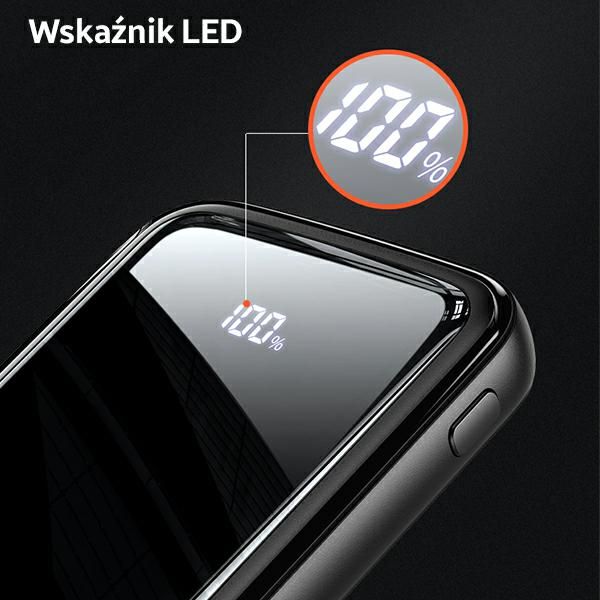 Karikues portabël Usams PB58, 10000mAh, 2 porta USB, i zi