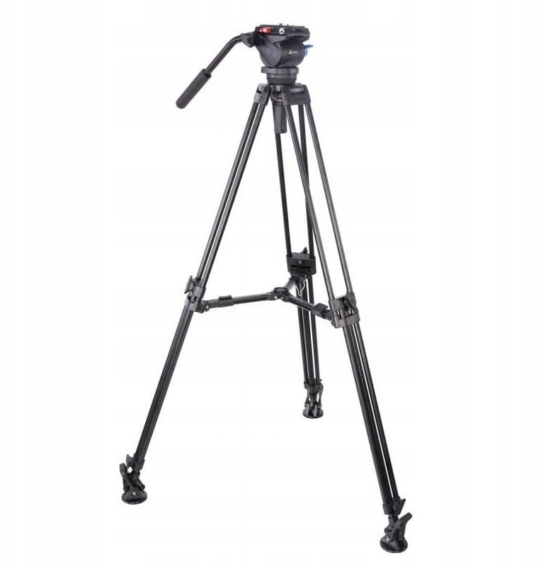Трипод за видео Leofoto VT-20+LF-75, капацитет на товар 20 kg, алуминиум, црн