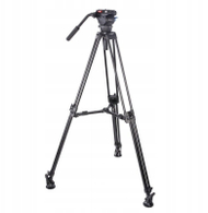 Трипод за видео Leofoto VT-20+LF-75, капацитет на товар 20 kg, алуминиум, црн
